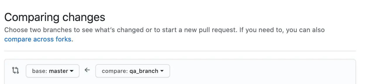 Github How to use New Pull Request repositories 2