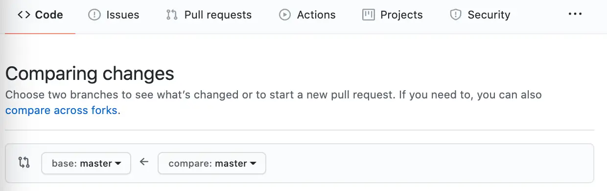 Github How to use New Pull Request repositories